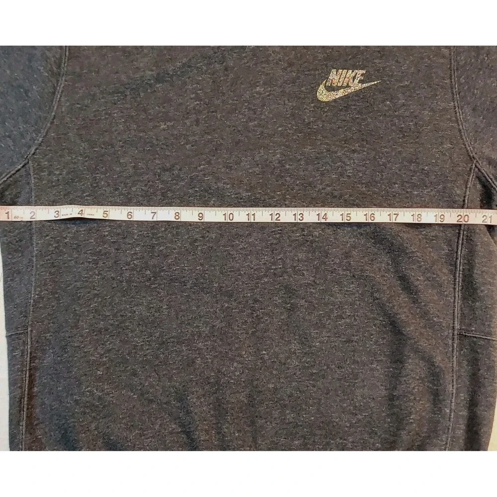 Nike Sportswear Revival Crewneck Men Small Dark Gray Speckled DR9159-010